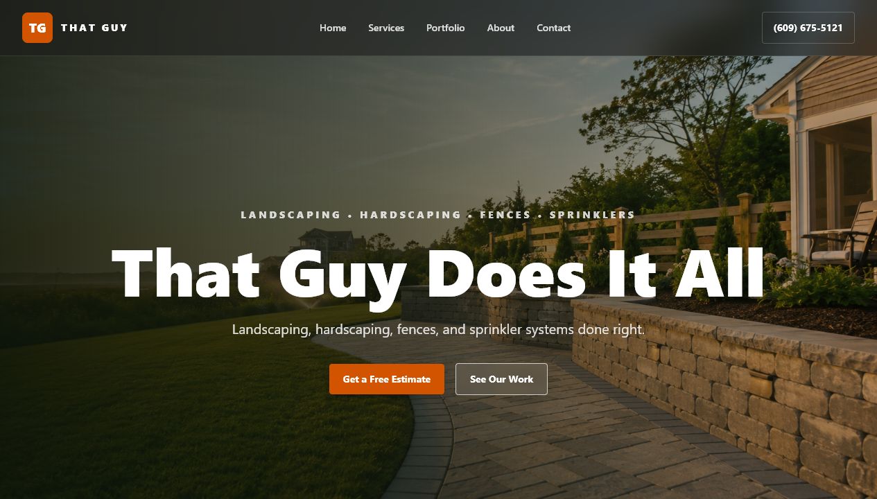 That Guy Landscaping preview
