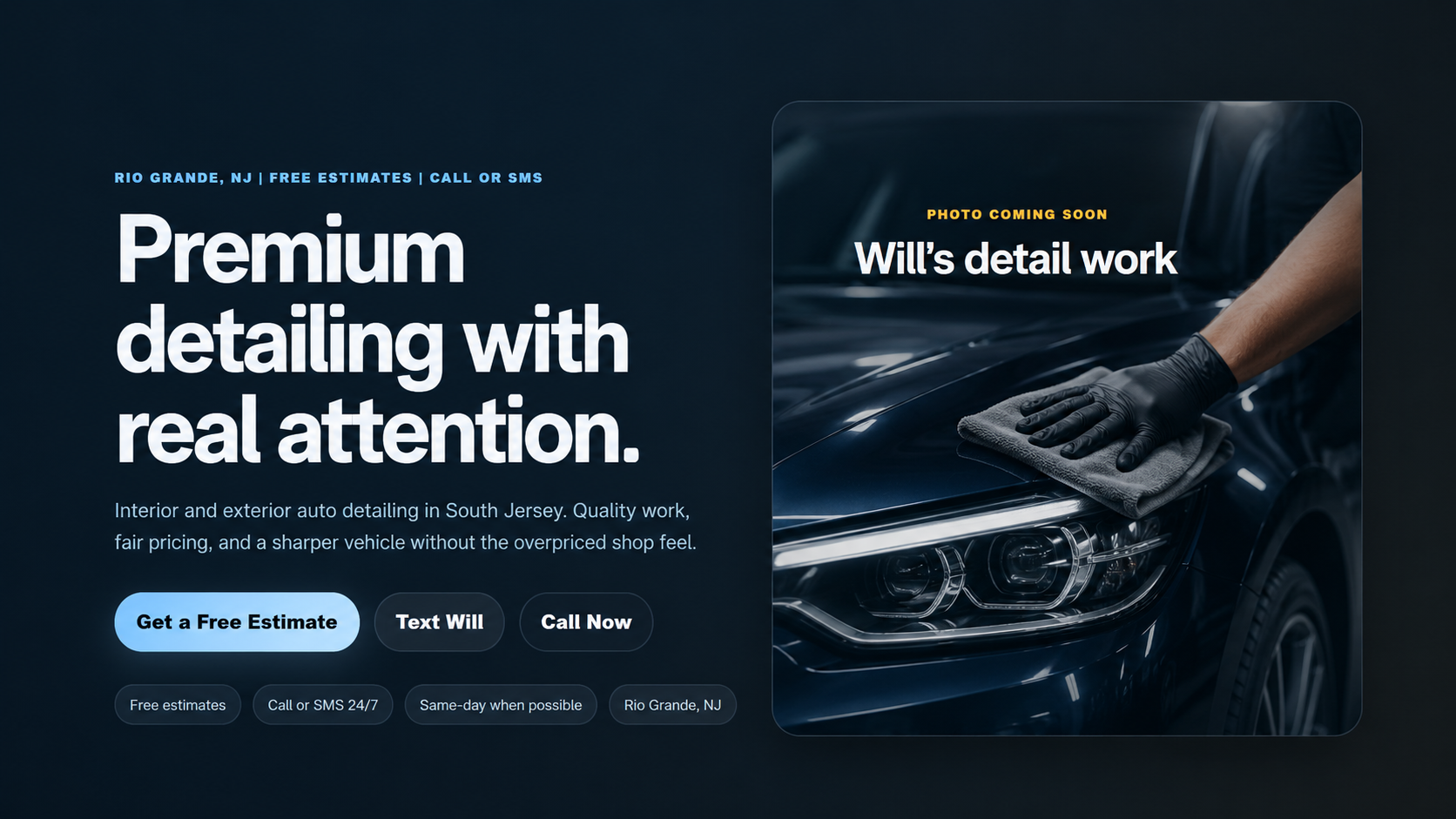 Will's Attention to Detail project screenshot